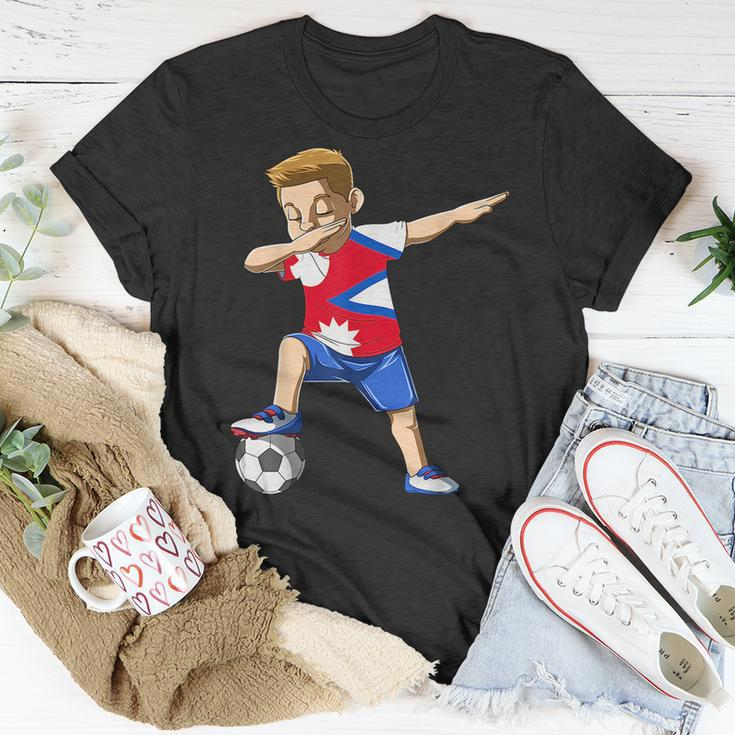 Dabbing Soccer Boy Nepal Jersey Nepalese Unisex T-Shirt Unique Gifts