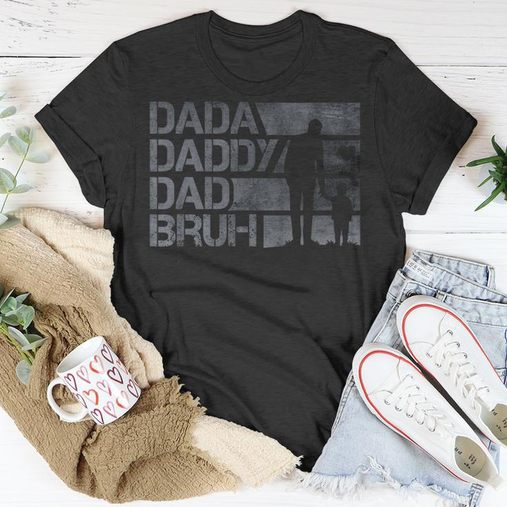 Dada Daddy Dad Bruh Fathers Day Funny New Father Girl Unisex T-Shirt Unique Gifts