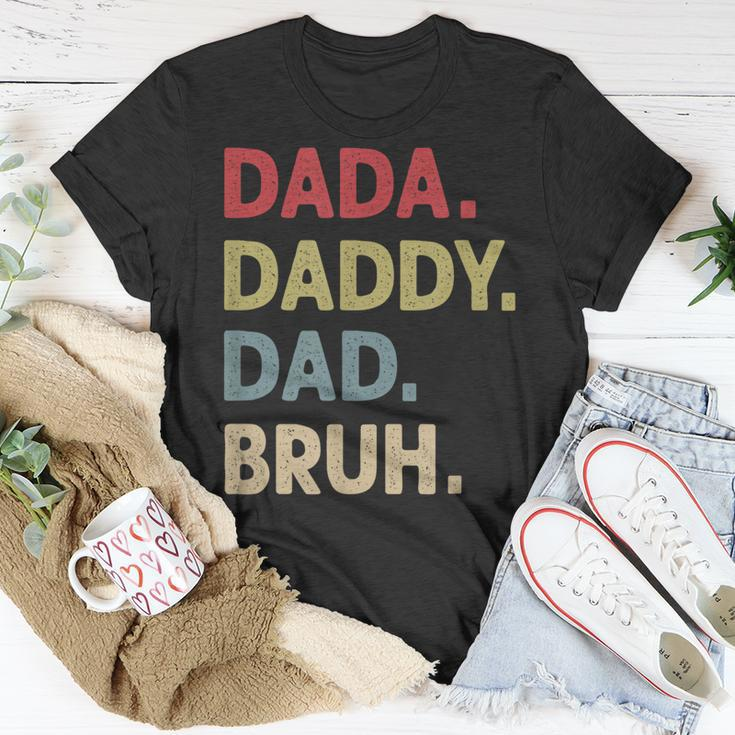 Dada Daddy Dad Bruh Fathers Day Son Quote Saying Funny Unisex T-Shirt Unique Gifts