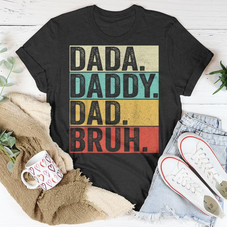 Dada Daddy Dad Bruh Husband Men Fathers Day Funny Father Unisex T-Shirt Unique Gifts