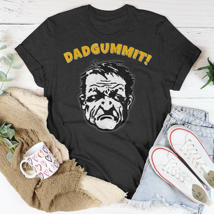 Dadgummit Gosh Darn Grumpy Old Man Southern Funny Vintage Unisex T-Shirt Unique Gifts