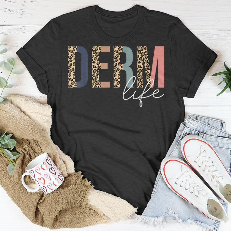 Derm Life Cosmetic Dermatologist Dermatology T-Shirt Unique Gifts