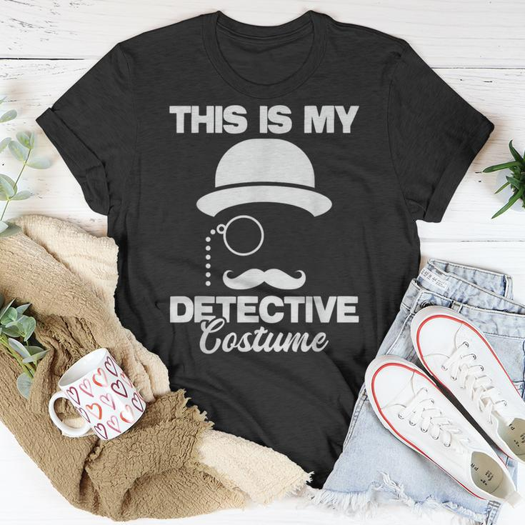 This Is My Detective Costume True Crime Lover Investigator T-Shirt Unique Gifts