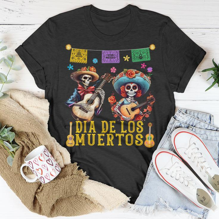 Dia De Los Muertos Costume Day Of The Dead Skeleton Dancing T-Shirt Funny Gifts