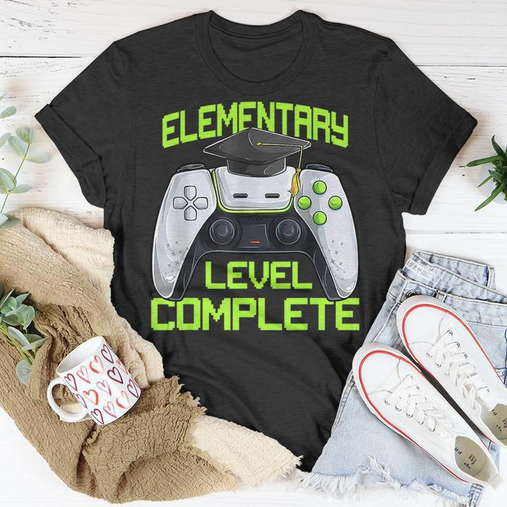 Elementary Level Complete Gamer Class Of 2023 Graduation Unisex T-Shirt Funny Gifts