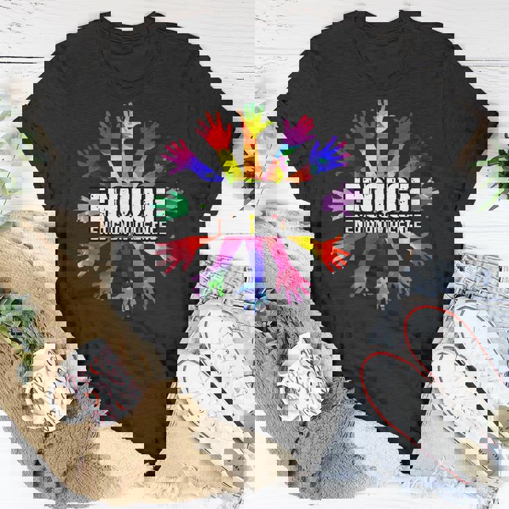 End Gun Violence Enough No More Guns Anti-Guns T-shirt Personalized Gifts