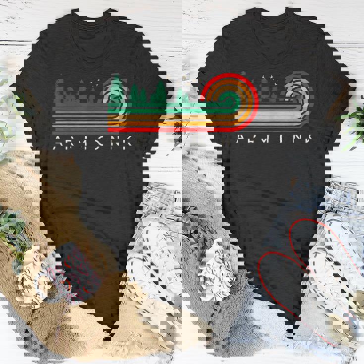 Evergreen Vintage Stripes Armonk New York T-Shirt Unique Gifts