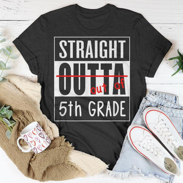 Fifth Grade Graduation Straight Outta 5Th Grade Unisex T-Shirt Unique Gifts
