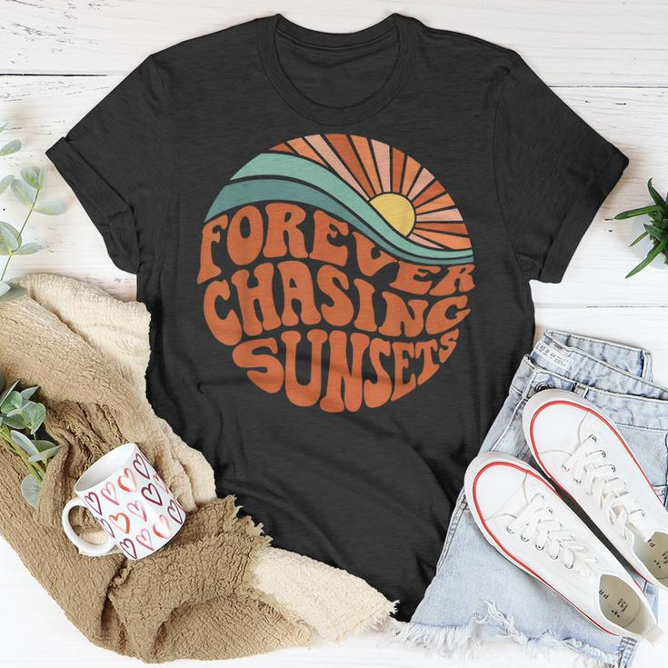Forever Chasing Sunsets Unisex T-Shirt Unique Gifts