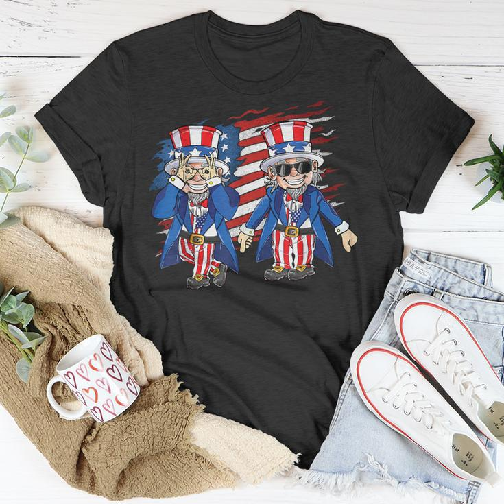Funny 4Th Of July Independence Day Uncle Sam Griddy Unisex T-Shirt Unique Gifts