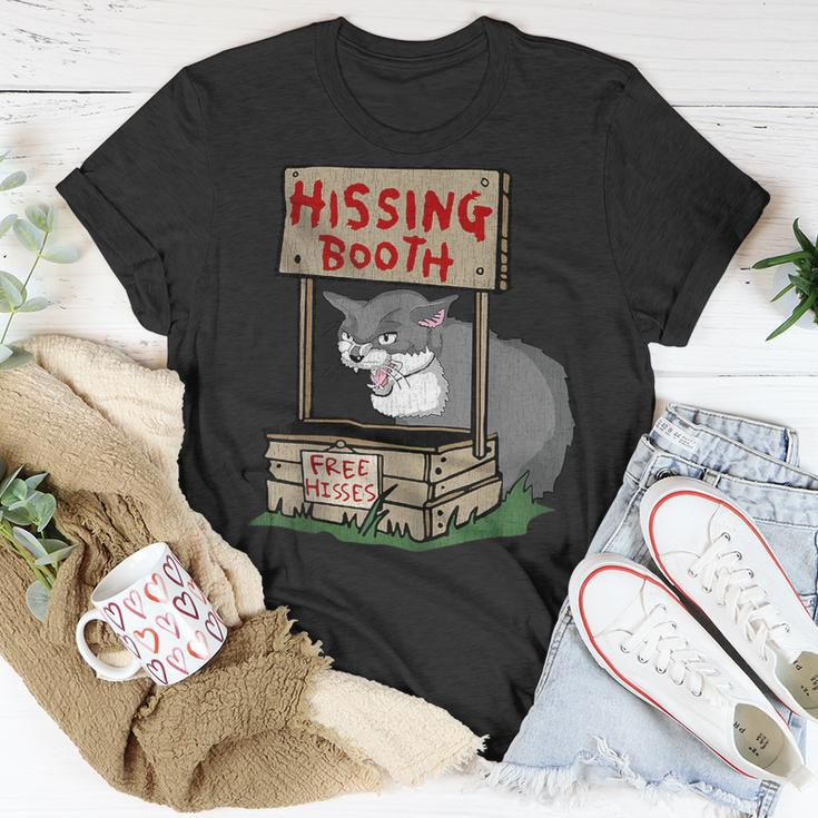 Angry Cat Memes Hissing Booth Free Hisses Kitten Lover T-Shirt Unique Gifts