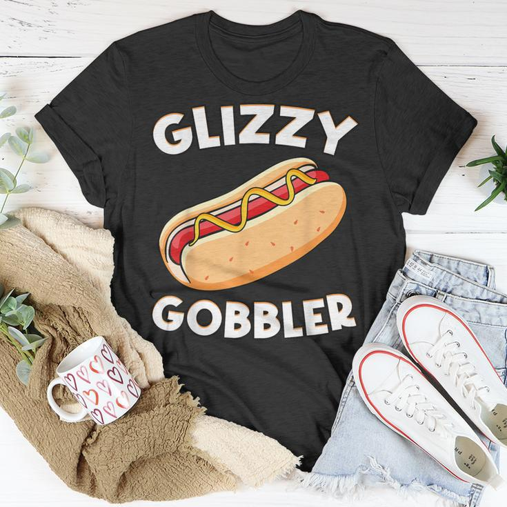 Hot Dog Glizzy Gobbler Number One Glizzy Gladiator T-Shirt Funny Gifts