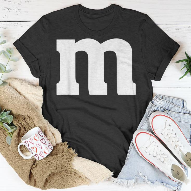 Letter M Groups Halloween Team Groups Costume T-Shirt Unique Gifts