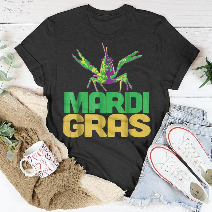 Funny Mardi Gras Crawfish Carnival New Orleans Party Unisex T-Shirt Unique Gifts