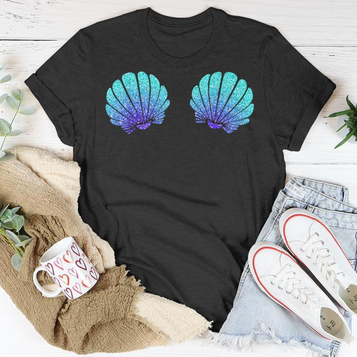 Mermaid Sea Shell Bra Costume Halloween T-Shirt Unique Gifts