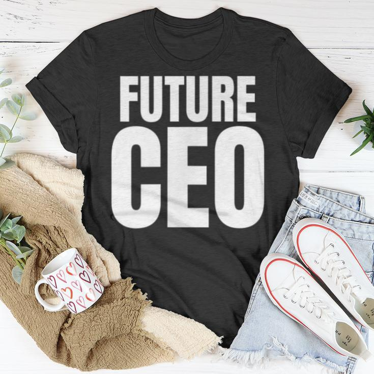 Future Ceo For The Upcoming Chief Executive Officer T-Shirt Unique Gifts