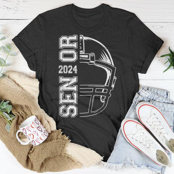 Game Day Helmet American Football Senior 2024 Graduation T-Shirt Unique Gifts