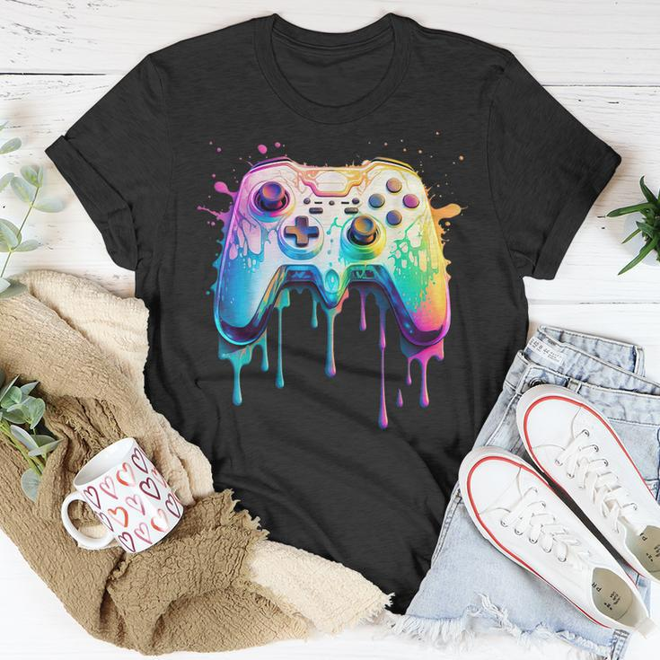Gamer Graphic Video Game Colorful Video Game Lover T-Shirt Funny Gifts