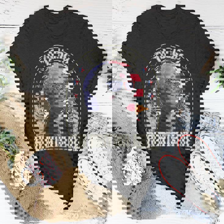 T-shirt Humoristique George Washington - C'est Seulement De La Trahison Si Tu Perds - Unisexe