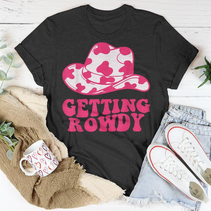 Getting Rowdy Getting Hitched Nashville Bachelorette Party T-Shirt Unique Gifts