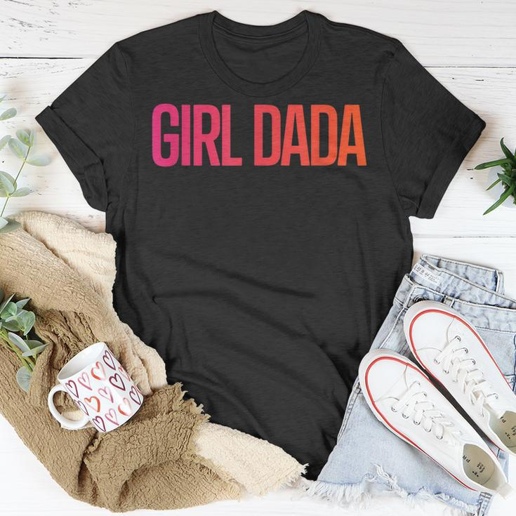 Girl Dada For Dad Vintage Proud Father Of Girl Dada Gift For Mens Unisex T-Shirt Unique Gifts