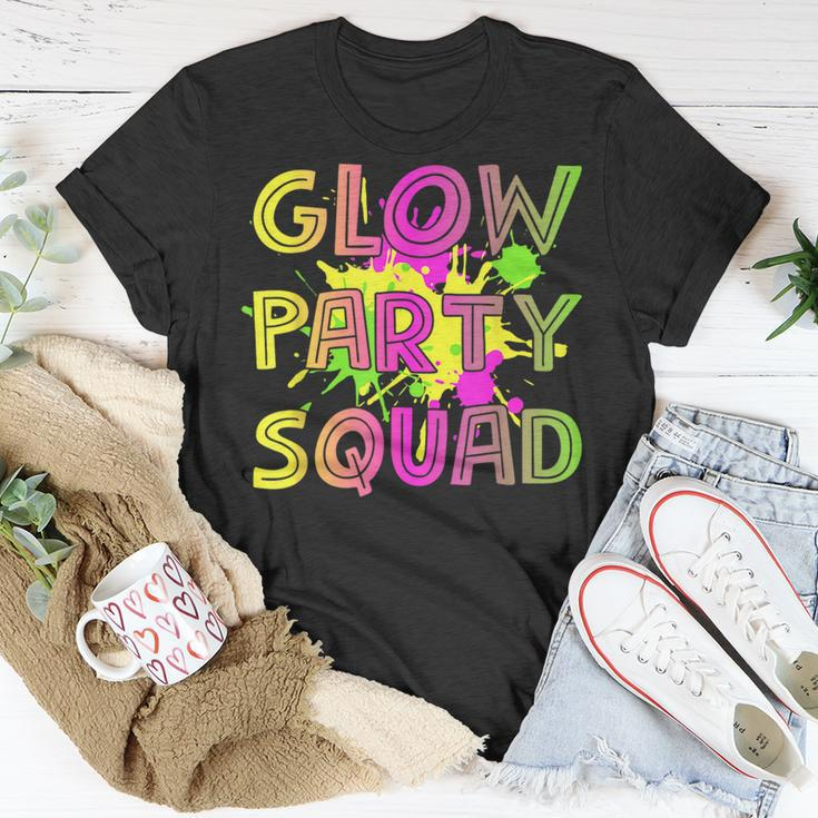 Glow Party Squad Lets Glow Crazy 80S Retro Costume Party Unisex T-Shirt Funny Gifts