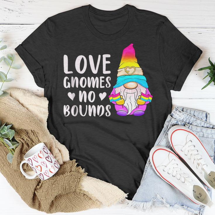 Gnome Pansexual Lgbt Pride Pan Colors Unisex T-Shirt Unique Gifts