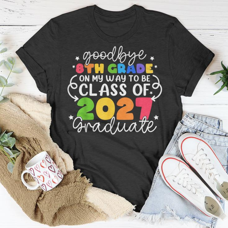 Goodbye 8Th Grade Class Of 2028 Graduate 8Th Grade Cute Unisex T-Shirt Unique Gifts