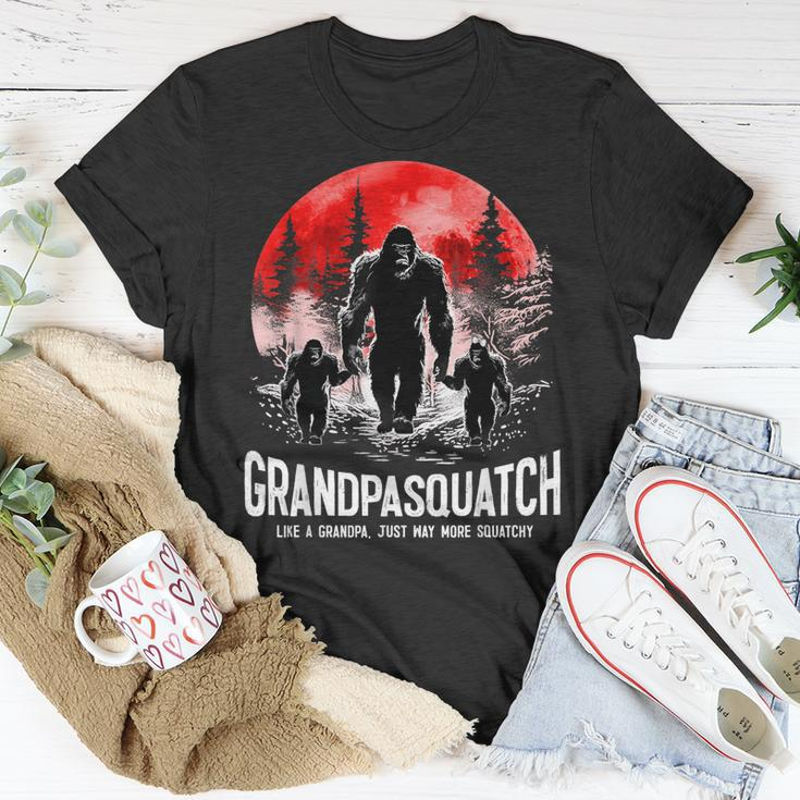 Grandpasquatch Like A Grandpa Just Way More Squatchy Funny Unisex T-Shirt Unique Gifts