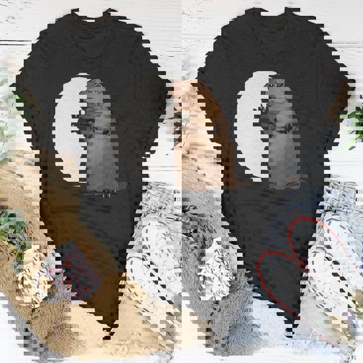 Groundhog Day Shadow Puppet T-Shirt Unique Gifts