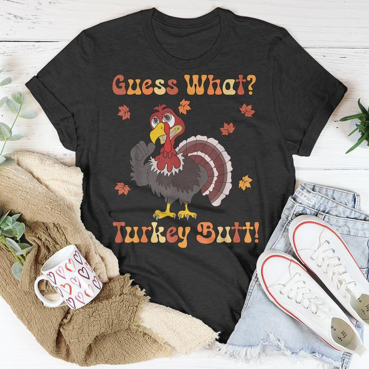 Guess What Turkey Butt Turkey Thanksgiving T-Shirt Unique Gifts