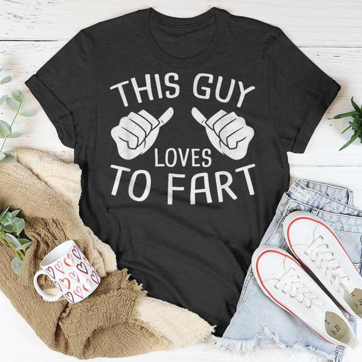 This Guy Loves To Fart T-Shirt Funny Gifts
