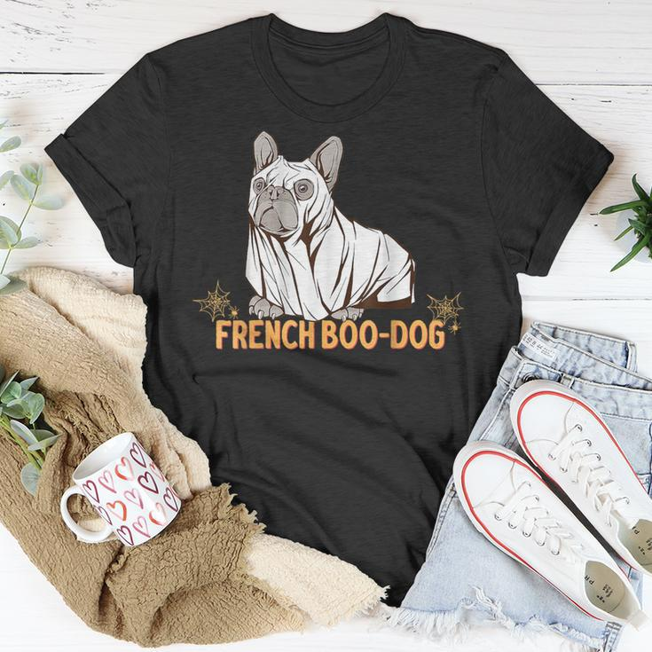 Halloween French Bulldog Dog Frenchie Spooky Ghost T-Shirt Unique Gifts
