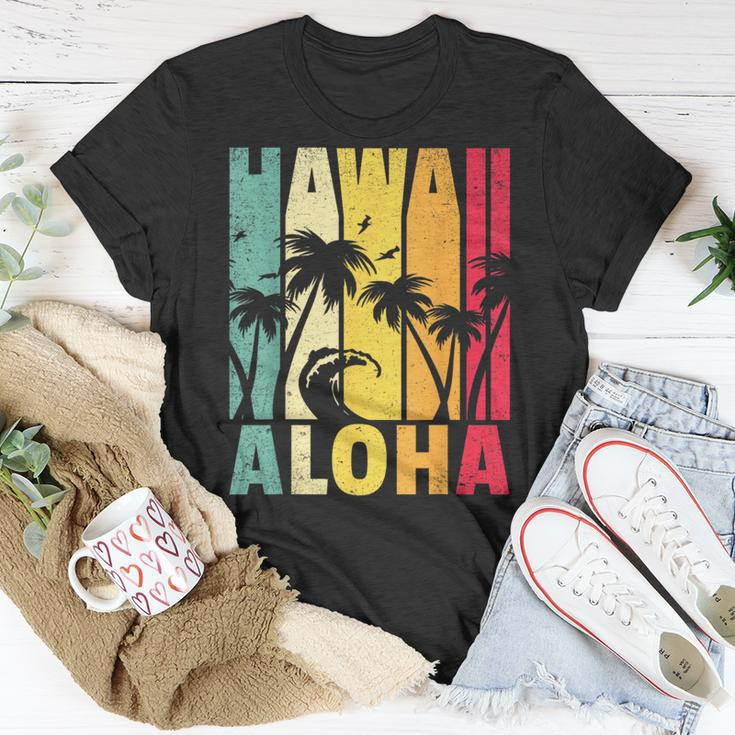Hawaii Aloha State Vintage Retro Hawaiian Islands Gift Unisex T-Shirt Unique Gifts