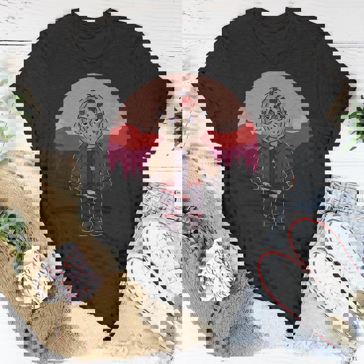 Horror Movie Monster Lazy Halloween Costume Scary Halloween Costume T-Shirt Unique Gifts