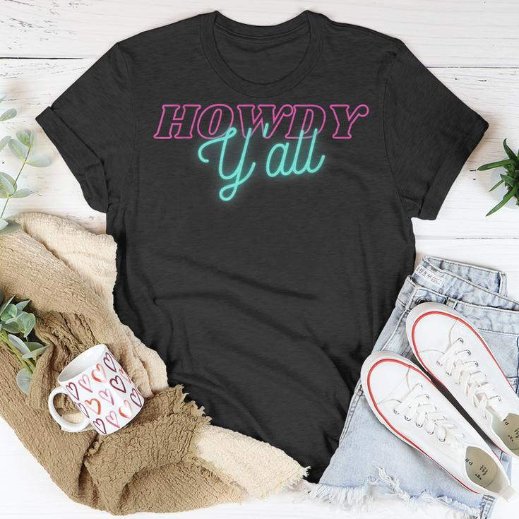Howdy Cowgirl Rodeo Western Country Howdy Yall Unisex T-Shirt Unique Gifts