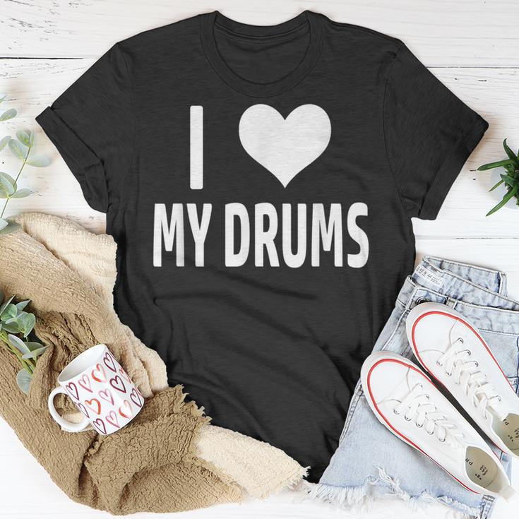 i love the drummer t shirt