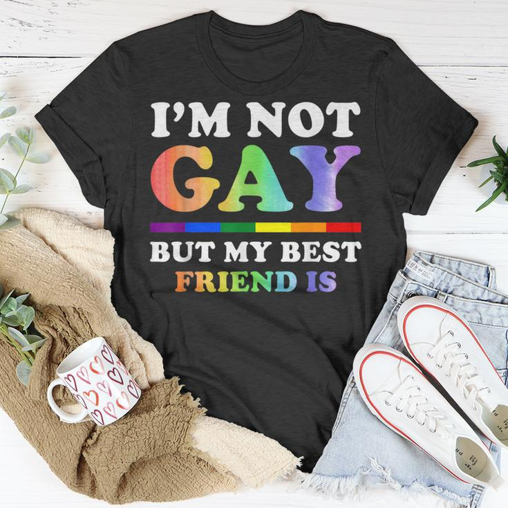 I'm Not Gay But My Best Friend Is Lgbt T-Shirt Unique Gifts