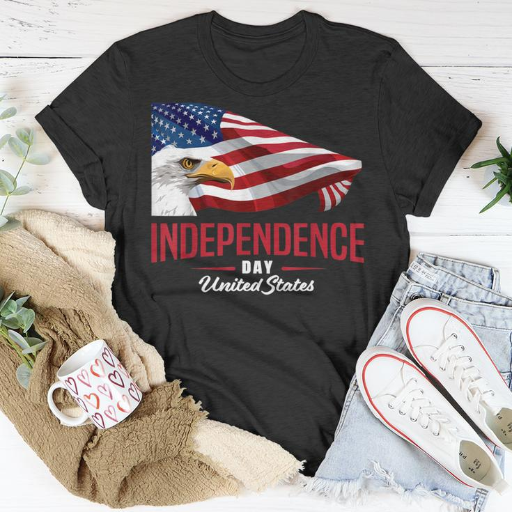 Independence Day 4Th July Flag Patriotic Eagle Unisex T-Shirt Unique Gifts