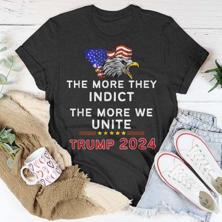 The More You Indict The More We Unite Maga Trump Indictment T-Shirt Unique Gifts