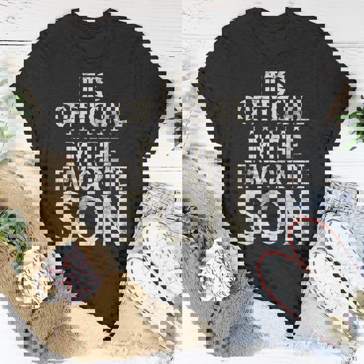 Its Official Im The Favorite Son T-Shirt Unique Gifts Its Official Im The Favorite Son T-Shirt Unique Gifts