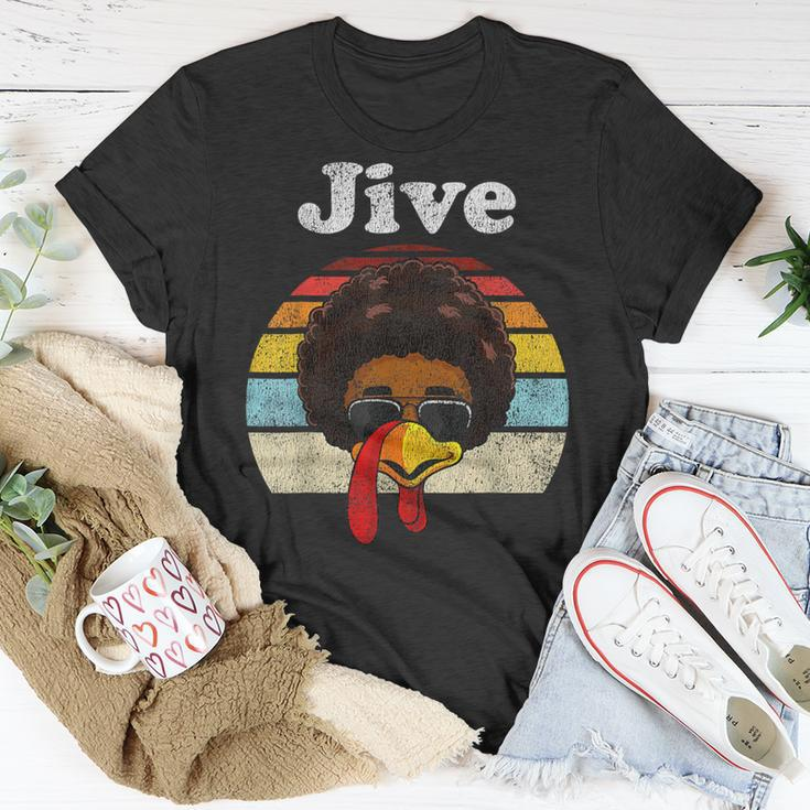 Jive Thanksgiving Turkey Day Face Vintage Retro Style T-Shirt Funny Gifts