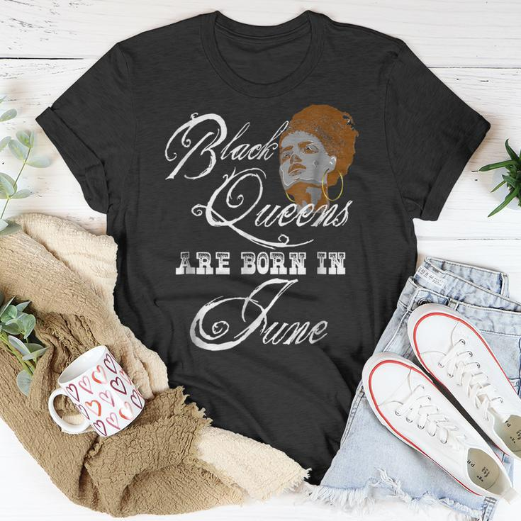 June Birthday Black Queens Are Born In June Unisex T-Shirt Unique Gifts