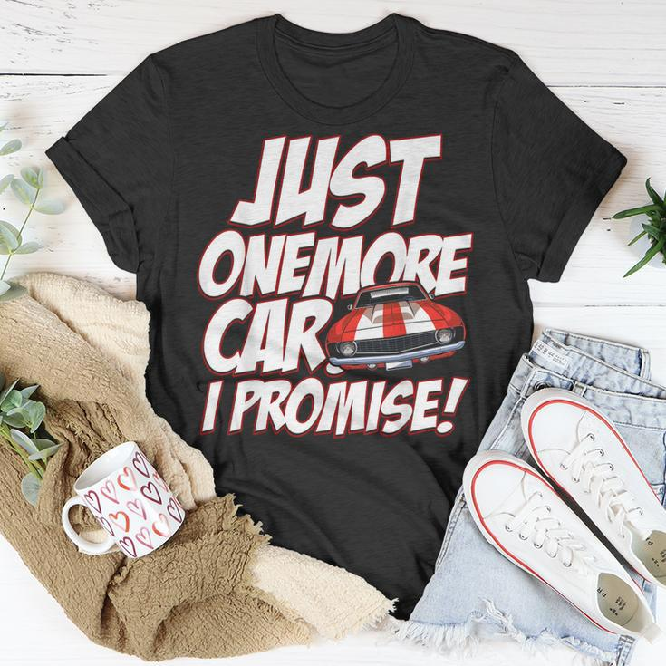 Just One More Car I Promise Car Guy T-shirt Personalized Gifts