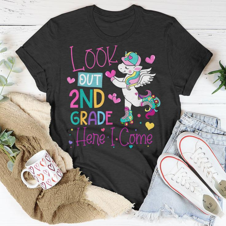 Kids Look Out 2Nd Grade Grade Here I Come Unicorn Unisex T-Shirt Unique Gifts