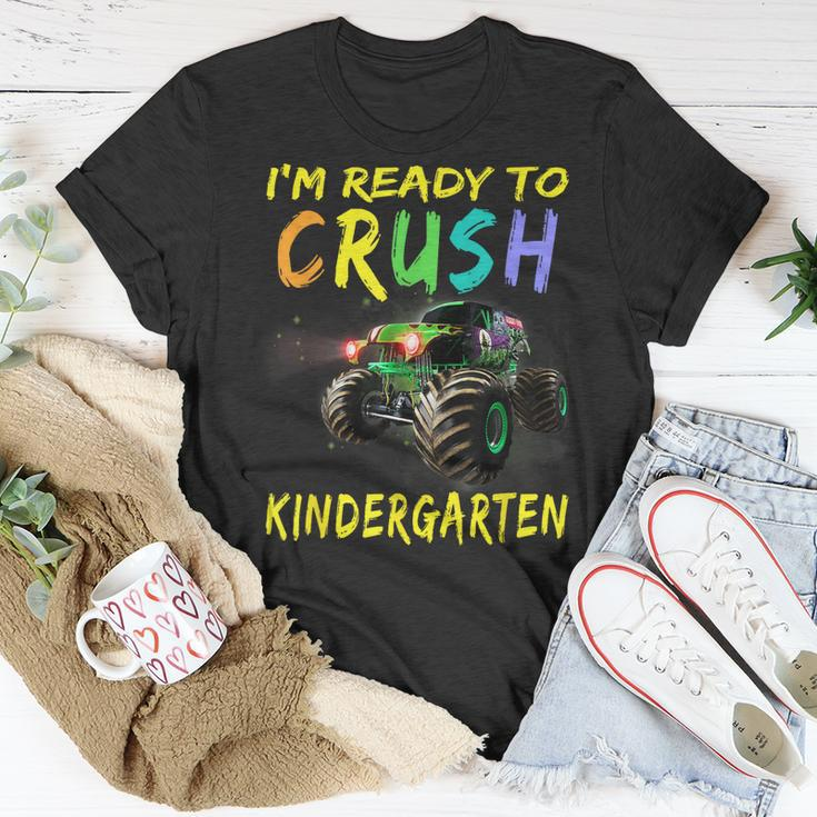 Kids Monster Truck Im Ready To Crush Kindergarten Unisex T-Shirt Unique Gifts