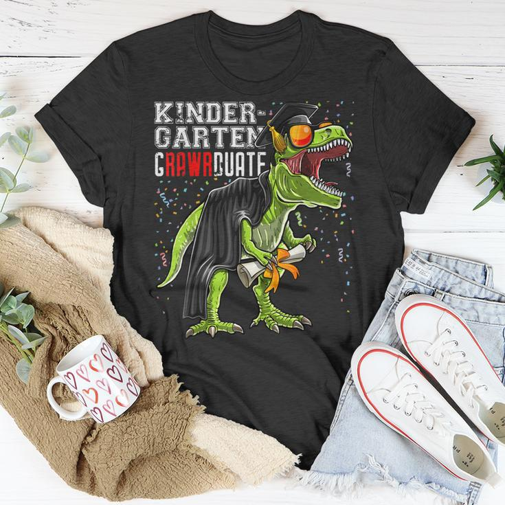 Kindergarten Grawrduate Dinosaur Graduation Cap Gift Unisex T-Shirt Unique Gifts
