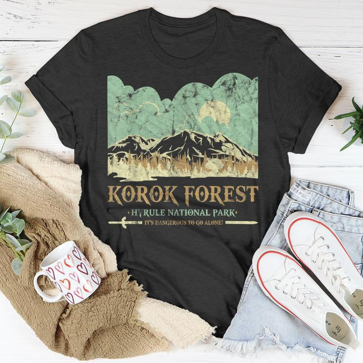 Korok Forest Hyrule National Park Vintage Unisex T-Shirt Unique Gifts