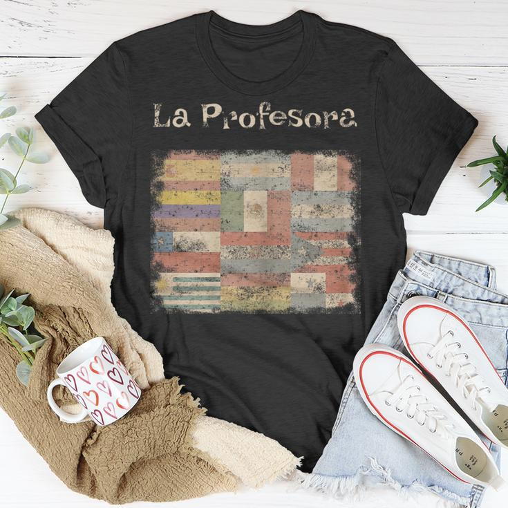 La Profesora Spanish Speaking Country Flags T-Shirt Unique Gifts