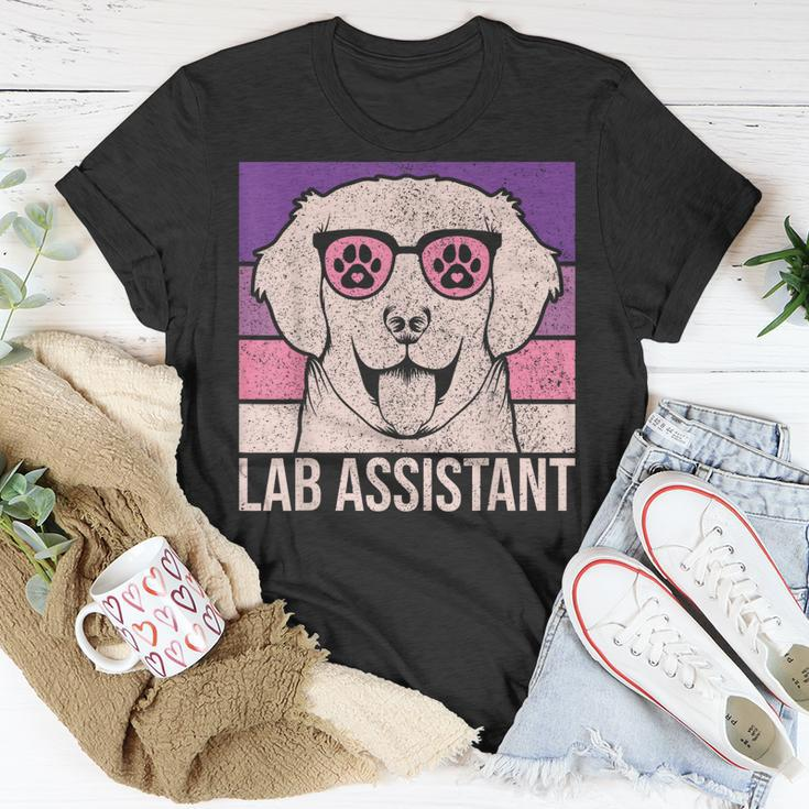 Lab Assistant Dog Lover Owner Pet Animal Labrador Retriever Unisex T-Shirt Funny Gifts